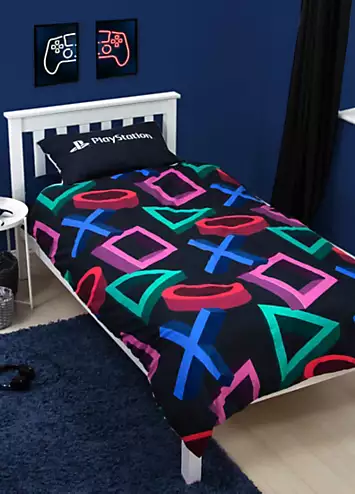 Sony PlayStation Abstract Rotary Duvet Cover Set | Kaleidoscope