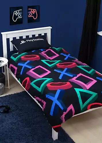 Sony PlayStation Abstract Rotary Duvet Cover Set | Kaleidoscope