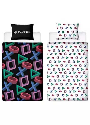 Sony PlayStation Abstract Rotary Duvet Cover Set | Kaleidoscope