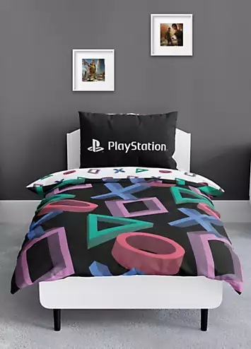 Sony PlayStation Abstract Rotary Duvet Cover Set | Kaleidoscope