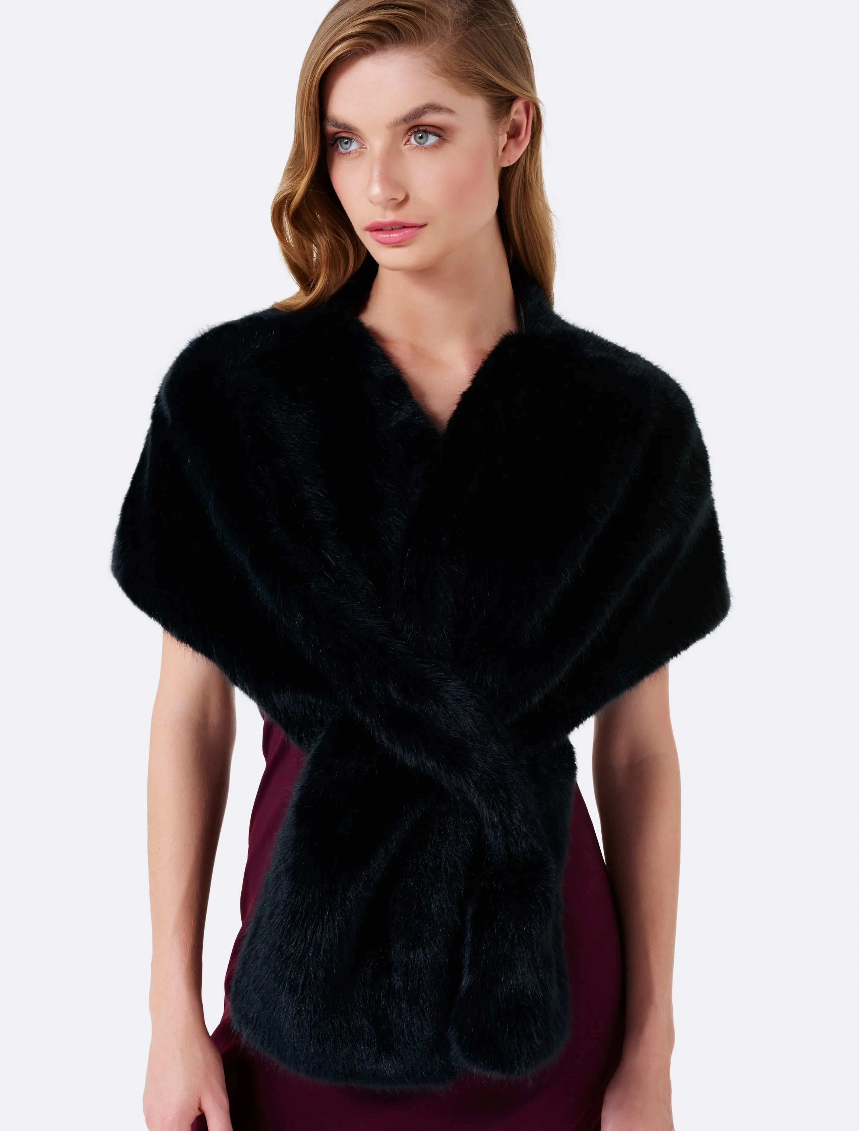 Sophia Faux Fur Wrap