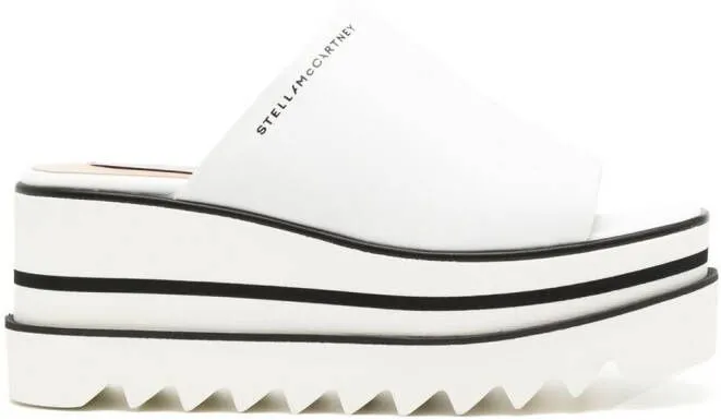 Stella McCartney platform-sole slip-on sandals White