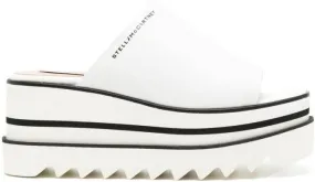 Stella McCartney platform-sole slip-on sandals White