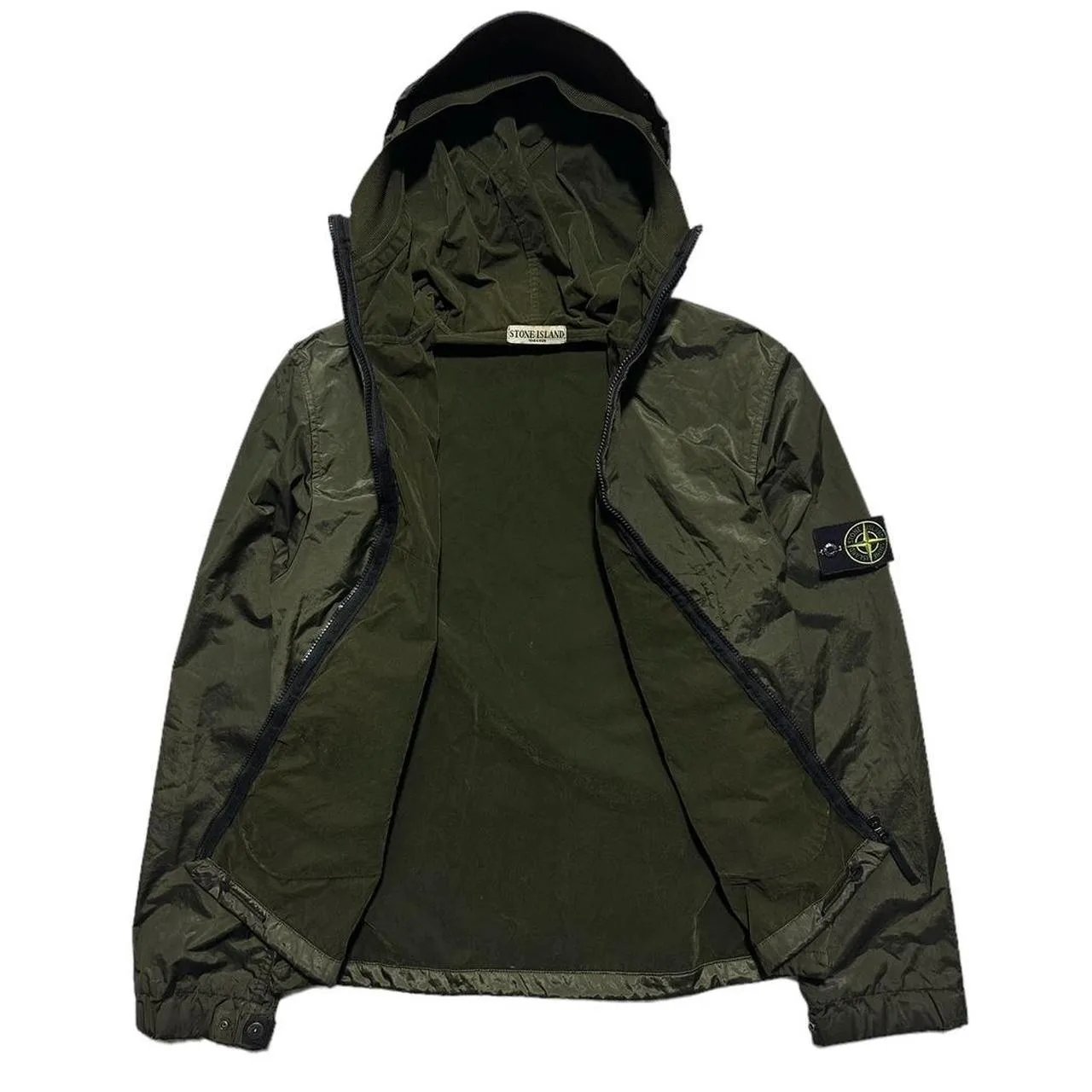 Stone Island Green Nylon Jacket