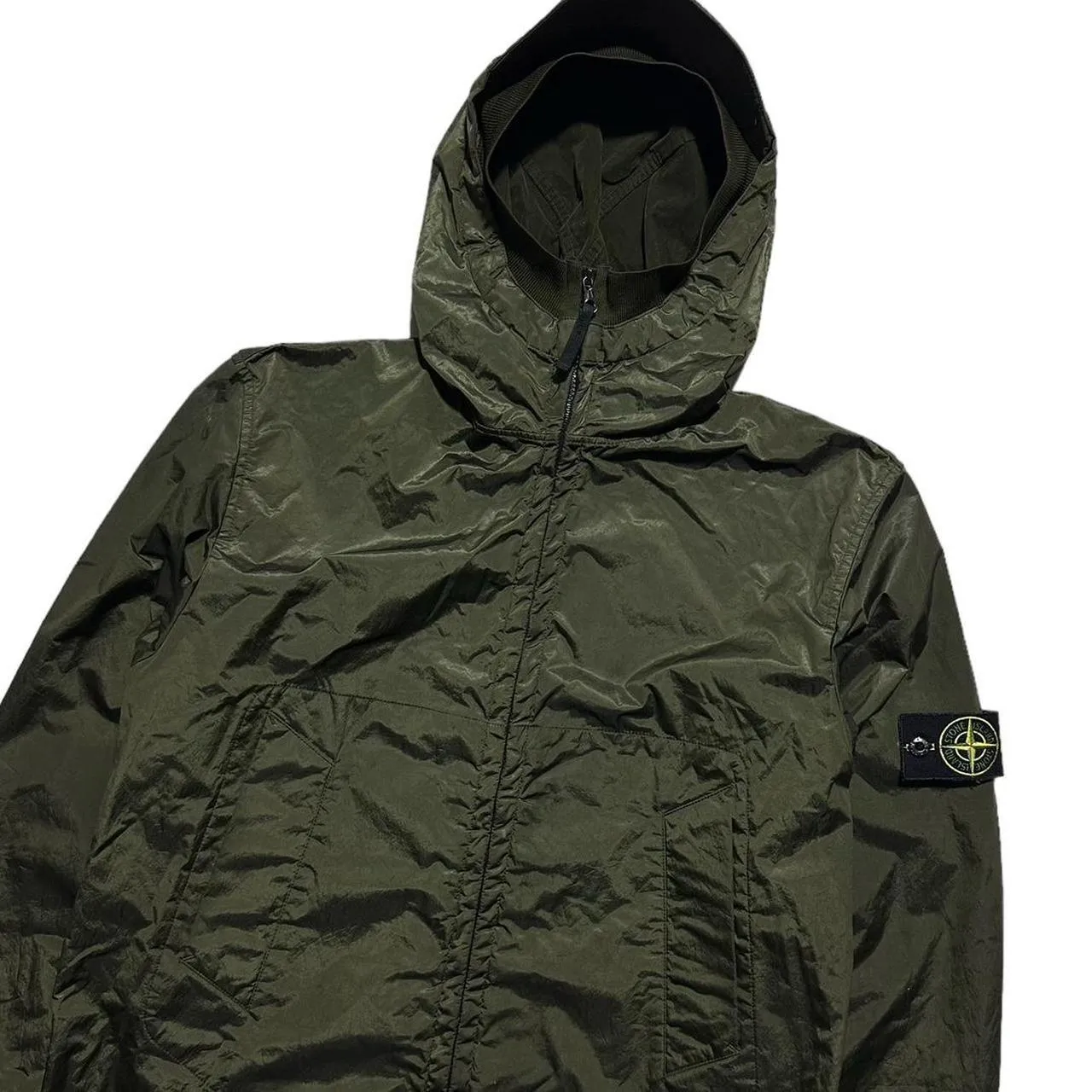 Stone Island Green Nylon Jacket