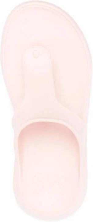 Stuart Weitzman open toe slip-on sandals Pink