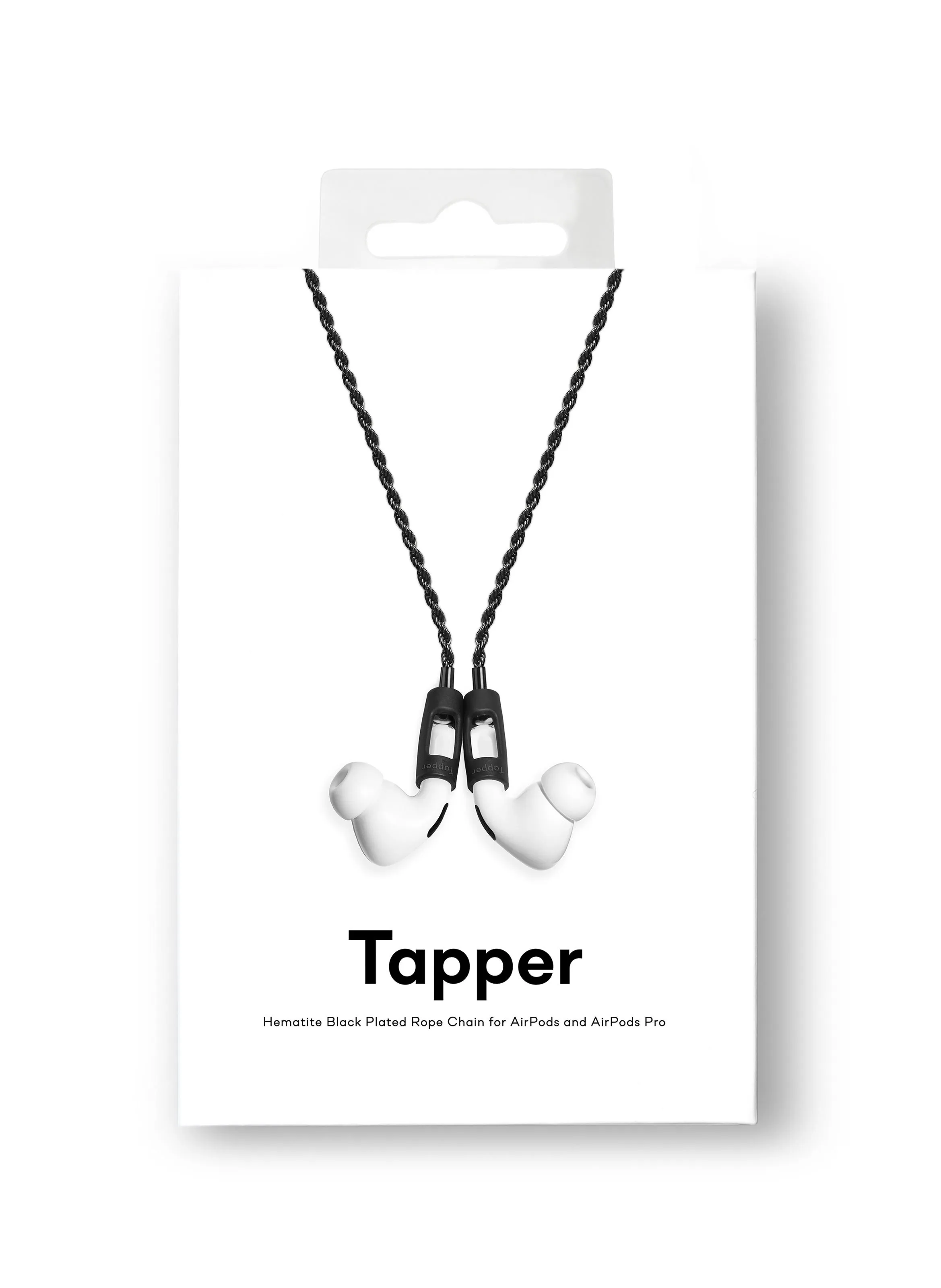 TAPPER  Strap for AirPods and AirPods Pro - Black