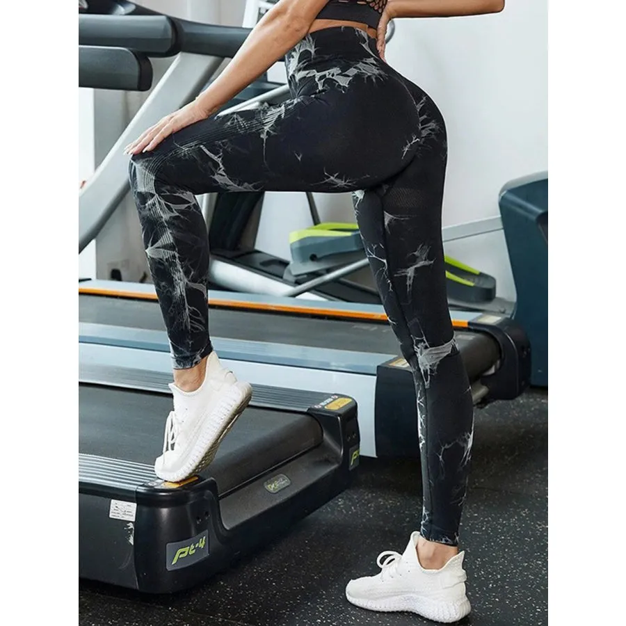 Tie-Dye High Waist Active Leggings