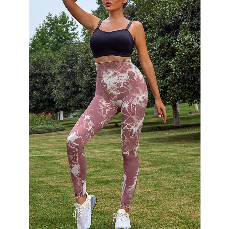 Tie-Dye High Waist Active Leggings