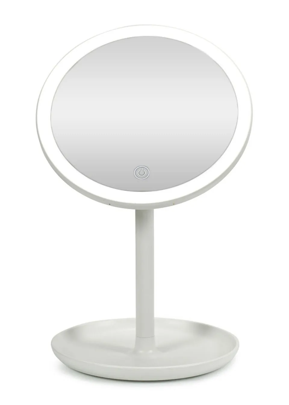 ValueLights White LED Make Up Mirror Bluetooth Speaker (33cm x 20cm x 18cm)