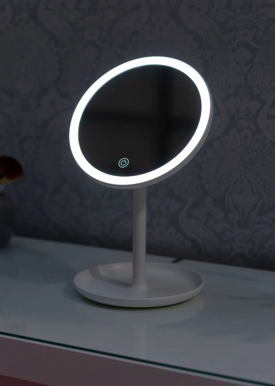 ValueLights White LED Make Up Mirror Bluetooth Speaker (33cm x 20cm x 18cm)