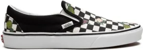 Vans Classic Slip On Fruit Checkerboard sneakers Black