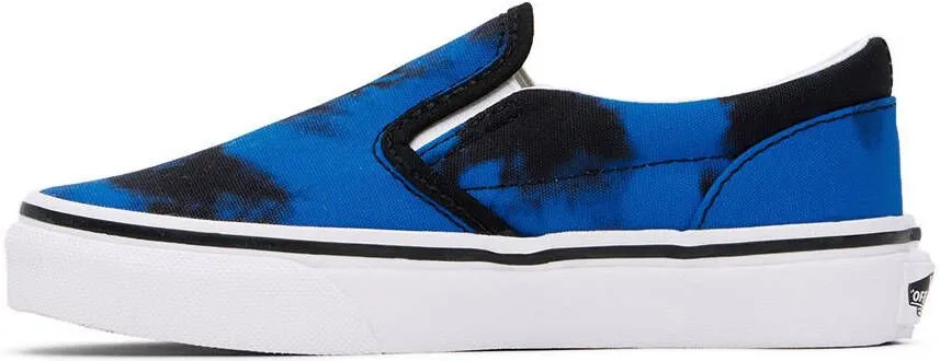 Vans Kids Blue Classic Slip-On Little Kids Sneakers