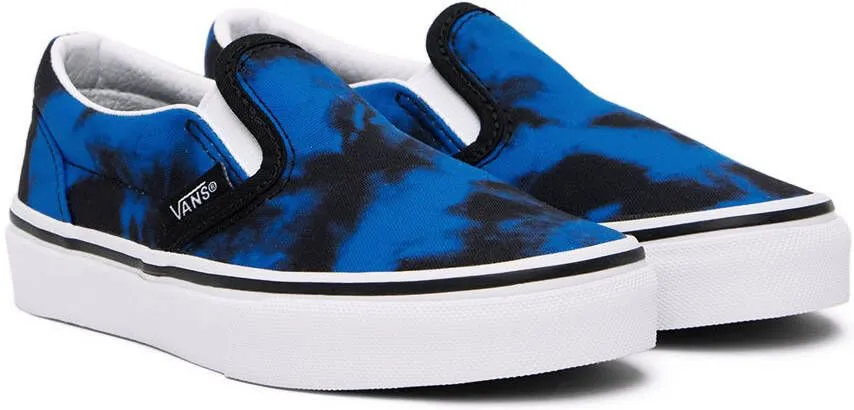 Vans Kids Blue Classic Slip-On Little Kids Sneakers