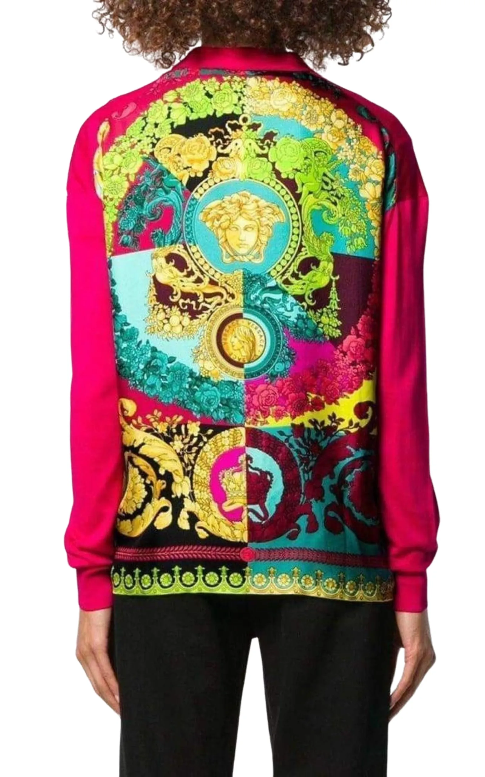 VERSACE  |Medusa Print Cardigan