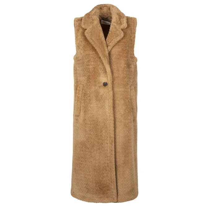 VEST RIVERA Woman Camel 