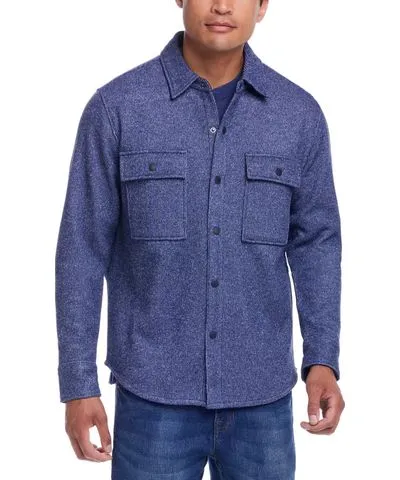 Weatherproof Vintage Men's Mixy Regular-Fit Fleece-Lined Shirt Jacket