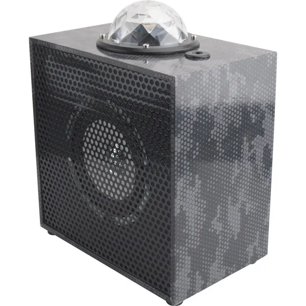 Wireless Express Bluetooth Stereo Speaker With Laser Light Show, Black Camo