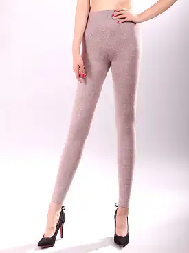 Women Winter Warm Solid Wool Thick Leggings