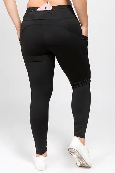 Women's High Waist Tech Pocket Workout Leggings