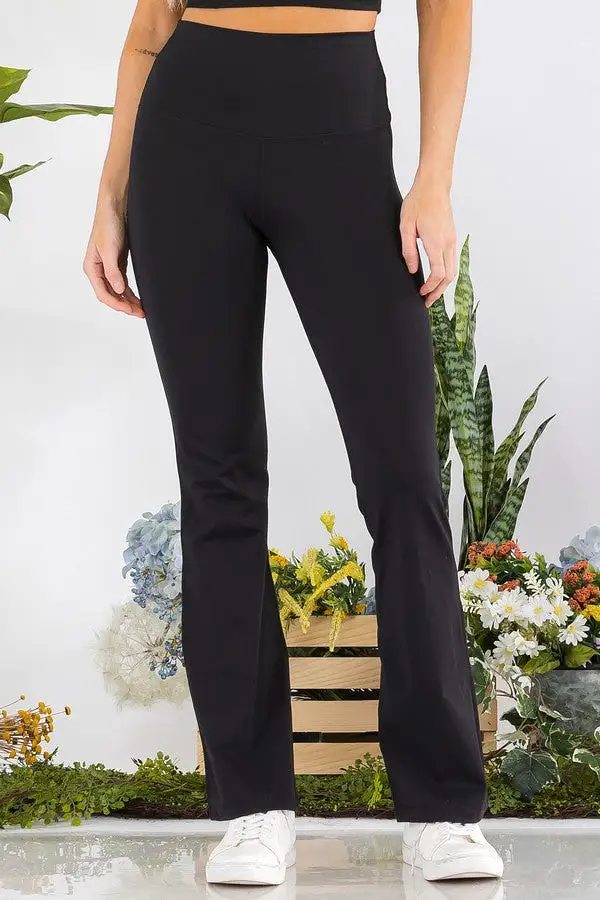 Women's high waist Yoga flare