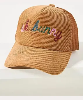 Worn/West Ski Bunny Corduroy Trucker Hat